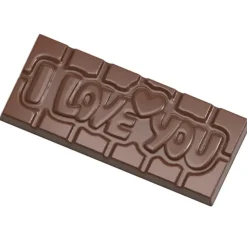 CHOCOLATE WORLD Moule Chocolat Tablette I love You (x4) Sale