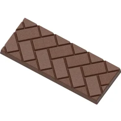 CHOCOLATE WORLD Moule Chocolat Tablette Rectangles Obliques (x4) Clearance