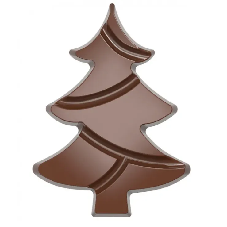 CHOCOLATE WORLD Moule Chocolat Tablette Sapin de Noël 139,5 mm (x2) Outlet