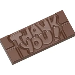 CHOCOLATE WORLD Moule Chocolat Tablette Thank You (x4) Clearance