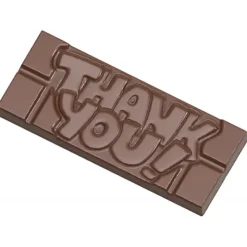 CHOCOLATE WORLD Moule Chocolat Tablette Thank You (x4) Clearance