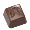 CHOCOLATE WORLD Moule Chocolat Timbre Cacao Carré 26 mm (x24)