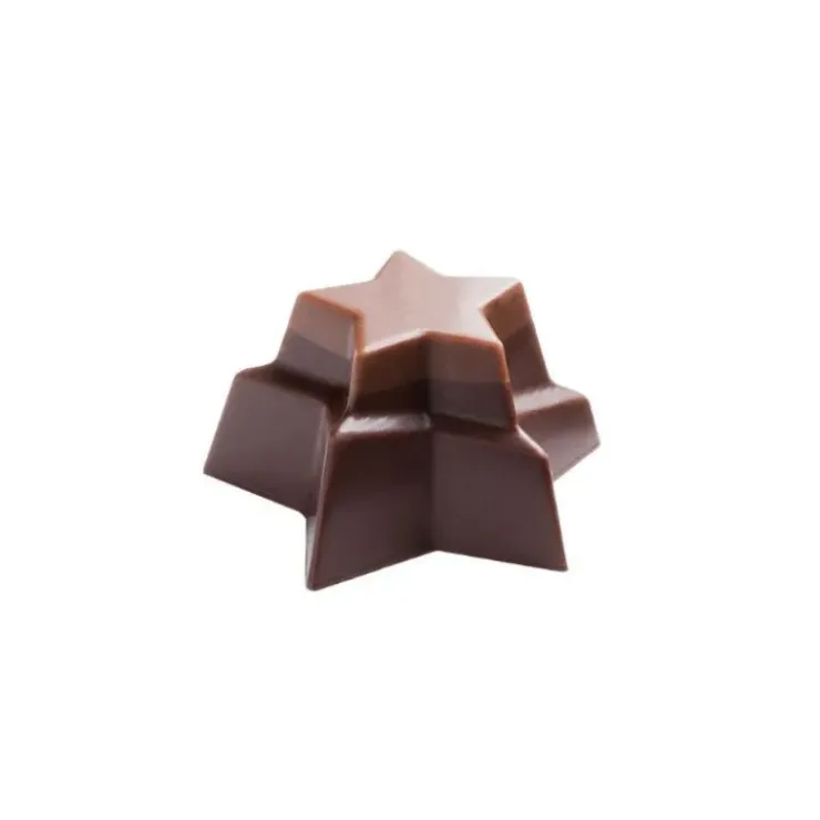 POP CHOCOLAT Moule Chocolat Étoiles Empilées 36 mm (x24) Best