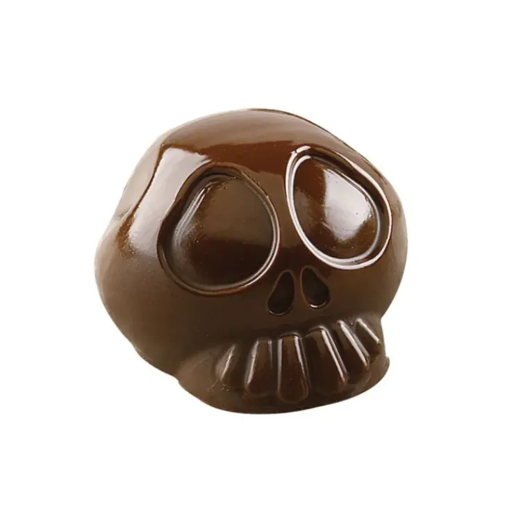 SILIKOMART Moule Chocolat Tête de Mort Halloween 12 Empreintes Best