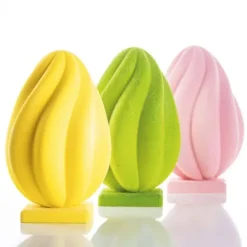 PAVONI Moule Chocolat Œuf Helical Ø 14 x H 21,8 cm (x2) Discount