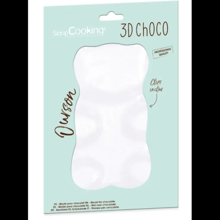 SCRAPCOOKING Moule 3D Chocolat Ourson New