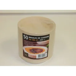 CUISINEADDICT Moule de cuisson papier 138 mm - 220 ml Bio Food Pack Clearance