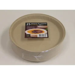 CUISINEADDICT Moule de cuisson papier 247 mm - 835 ml Bio Food Pack New