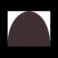 CUISINEADDICT Moule Embout de Bûche 9018 Arrondi 9 x 7,5 cm (x6)