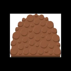 CUISINEADDICT Moule Embout de Bûche 9010 Bulle 8,8 x 7,5 cm (x6) Discount
