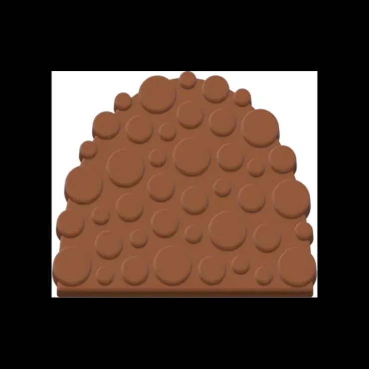 CUISINEADDICT Moule Embout de Bûche 9010 Bulle 8,8 x 7,5 cm (x6) Discount