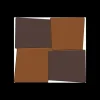 CUISINEADDICT Moule Embout de Bûche Carré 9005 Damier 8,8 x 8 cm (x6) Discount