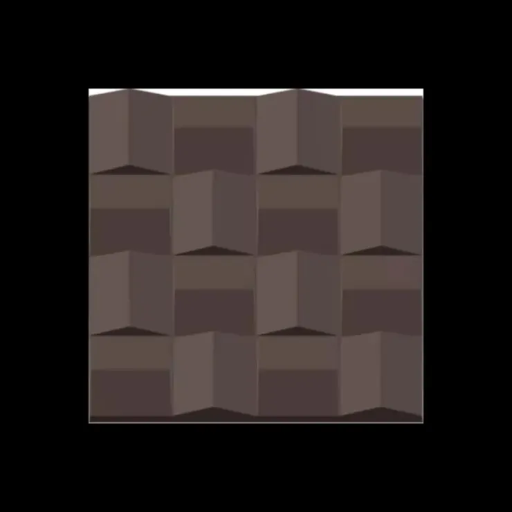 CUISINEADDICT Moule Embout de Bûche Carré 9002 Panier 8 cm (x6)