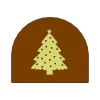 MALLARD FERRIERE Moule Embout de bûche Sapin de Noël 80 x 68 mm Mallard Ferrière Sale