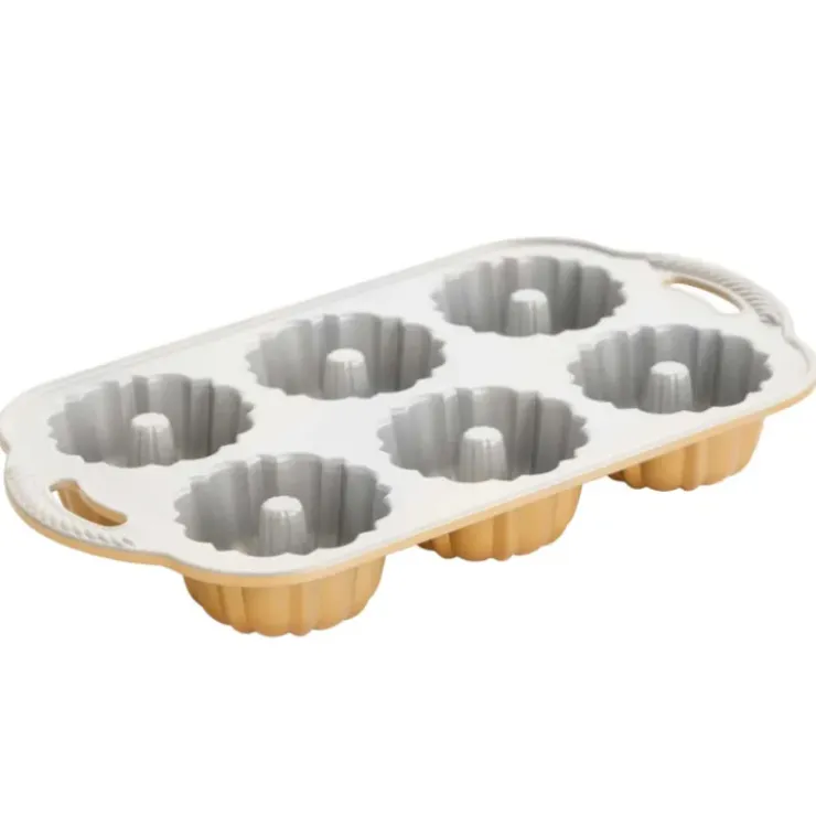 NORDIC WARE Moule Mini Bundt Anniversaire (x6) Gold Best