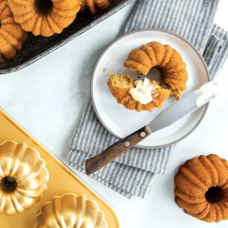 NORDIC WARE Moule Mini Bundt Anniversaire (x6) Gold Best