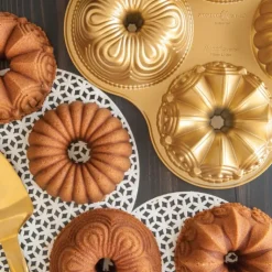 NORDIC WARE Moule Mini Bundt Assortis (x4) Gold Best