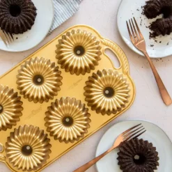 NORDIC WARE Moule Mini Bundt Brilliance (x6) Gold Online