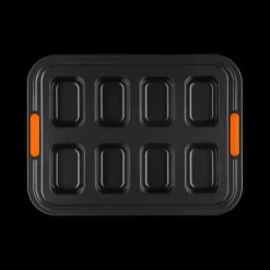 LE CREUSET Moule Mini-Pains Anti-Adhésif 8 Empreintes 40 x 30 cm New