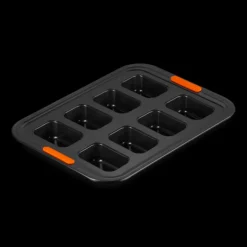 LE CREUSET Moule Mini-Pains Anti-Adhésif 8 Empreintes 40 x 30 cm New