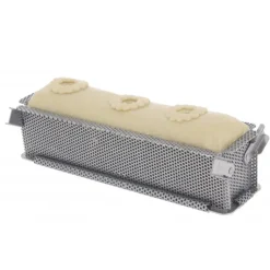 DE BUYER Moule Pâté en Croûte Inox Perforé Pliable 24 x 5 cm x H 6 cm Best
