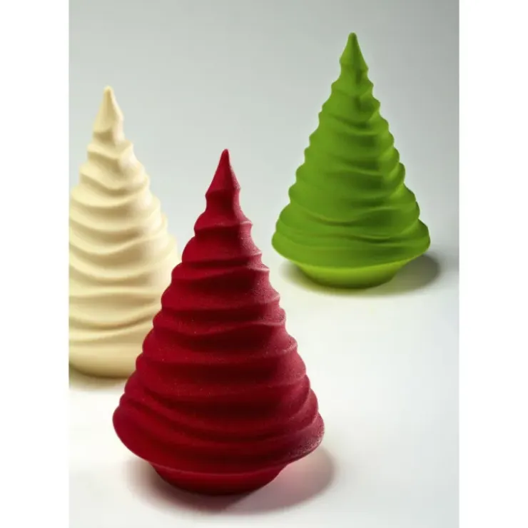 PAVONI Moule Sapin Chiffon Ø 13 x 20 cm (x2) New