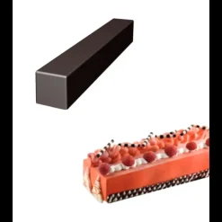 SILIKOMART Moule Silicone 4 Bûches Carrées 49,5 x 7 x h 7 cm 2401ml Professional New
