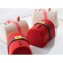 SILIKOMART Moule Silicone 8 Bûchettes 7,5 cm x 5 cm Professional
