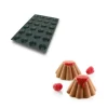 SILIKOMART Moule Silicone 24 Briochettes Ø7,9 x 3,5 cm 84ml Professional Outlet
