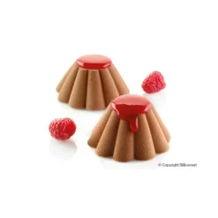 SILIKOMART Moule Silicone 24 Briochettes Ø7,9 x 3,5 cm 84ml Professional Outlet