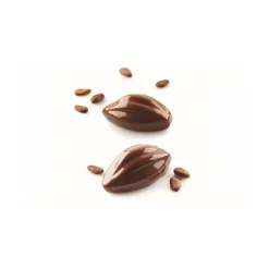 SILIKOMART Moule Silicone 6 Cabosses de cacao 10,2 x 5,4 cm 115ml Professional Hot