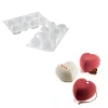 SILIKOMART Moule Silicone 8 Coeurs Bombés 6,35 x 6,5 cm 100ml Professional Sale