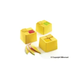 SILIKOMART Moule Silicone 8 Cubes Kuadro 6 x 6 cm 150ml Professional Clearance