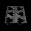 FLEXIPAN DEMARLE Moule Silicone 6 Cœurs Bombés 7,5 x 6,5 cm Sale