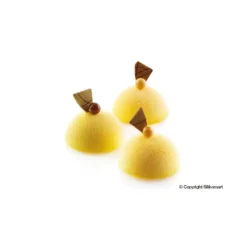 SILIKOMART Moule Silicone 28 Demi-sphères Ø7 x 3,5 cm 90ml Professional Clearance
