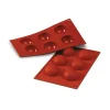 SILIKOMART Moule Silicone 6 Demi-sphères 6 cm x H 3 cm Discount