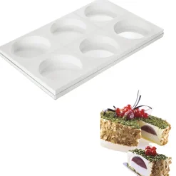 SILIKOMART Moule silicone 6 empreintes rondes Ø160 mm Hot