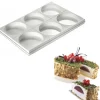SILIKOMART Moule silicone 6 empreintes rondes Ø180 mm