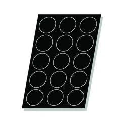 FLEXIPAN Moule Silicone 15 Florentins (quiches) 9 cm x H 0,8 cm Clearance