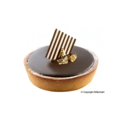 SILIKOMART Moule Silicone 12 Fonds de Tarte Biscuit Ø12 x 2,2 cm 120ml Professional Best