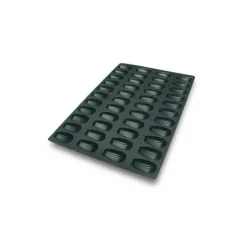 SILIKOMART Moule Silicone 44 Madeleines 7,7 x 4,4 x 1,8 cm 32ml Professional Outlet