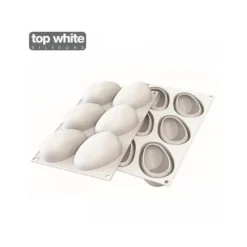 SILIKOMART Moule Silicone 6 Mangues 9,3 x 5,7 cm 130ml Professional Outlet