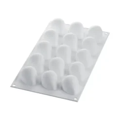 SILIKOMART Moule Silicone 15 Mini Fraises 48 x 37 x H33 mm 30ml Professional Discount