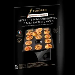 FLEXIPAN DEMARLE Moule Silicone 15 Mini Tartelettes Ø 4,2 cm Outlet
