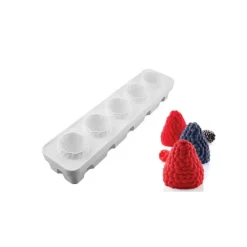 SILIKOMART Moule Silicone 5 Mûres et Framboises 110ml Professional Hot