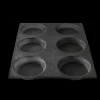 FLEXIPAN DEMARLE Moule Silicone 6 Pains Ronds Ø 10,5 cm Hot