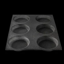 FLEXIPAN DEMARLE Moule Silicone 6 Pains Ronds Ø 10,5 cm Hot