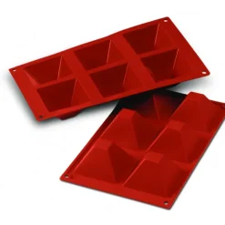 SILIKOMART Moule Silicone 6 Pyramides 7,1 cm x H 4 cm Clearance