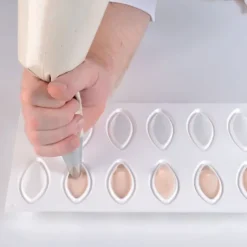SILIKOMART Moule Silicone 12 Quenelles 6,3 x 2,9 cm 24ml Professional Outlet