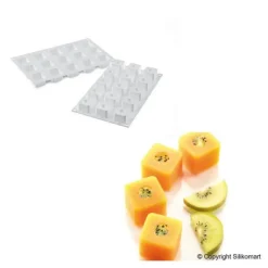 SILIKOMART Moule Silicone 15 Sushis Makis 3,5 x 3,5 cm 26ml Professional Discount